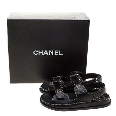 chanel thong sandals 2023|Chanel velcro sandals 2020 price.